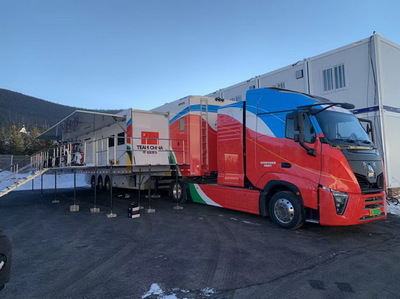 中國重汽智能雪蠟車 科技賦能，助力冬奧健兒馳騁賽場